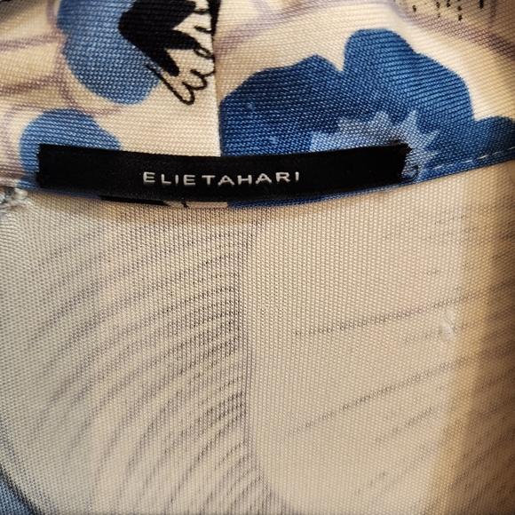 Elie Tahari 100% Silk Dress Size 0 - Picture 6 of 13